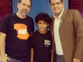 El joven actor Samuel Lange protagonista de @pelomalofilm estuvo con nosotros en emisión vespertina de @notipromar @promartv junto a Elias Gonzalez de #Cieca #PeloMalo cc @matetegonzalez