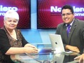 Gracias a @sylvialoureiro por la imagen, anoche entrevistando a @CiprianaxVargas Cipriana Ramos también candidata a la presidencia de #CONSECOMERCIO