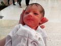 Hoy me encontré a esta muñequita..! 🚼 tan chiquitica y ya paseando por el Sambil... Emily la bebe de @yasminfaneite Dios me la bendiga!!!