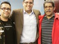Que honor entrevistar al primer actor venezolano Pedro Duran #Cafecito y a Sandro Sánchez director del largometraje @GdeVargasyMorillo