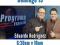 El programa especial con @edurodriguezgvv será transmitido este domingo 19 en @promartv a las 6:30pm y 10pm también en #LaEmocionDeComunicar