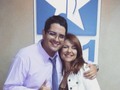 Junto a mi @jessicawellness #Wellness #coach en @941lafm la responsable de mi nuevo estilo de vida con habitos saludables, motivación y salud fitness! Te quiero mucho!