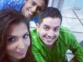 @megaabreu junto a nuestro hijo periodístico @aldazoroag te queremos hijito!