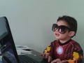 Aquí normal de #IronMan #tonystark haciendo una transferencia en la oficina... #Sobrino #AdrianDavid