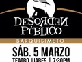 HOY DESORDEN PUBLICO celebra sus 30 años en el Teatro Juares. Entradas a la venta en taquilla del teatro a partir de las 4 pm. ¡Sera un Concierto unico e inolvidable! + info 04127735127 @imiproducciones #BARQUISIMETO #Lara #Venezuela #DesordenPublico #Desorden #ska #concierto