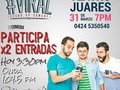 Hoy en #SinCorbata obsequiaré 2 entradas para #VIRALBqto atentos a las 3:30pm en Onda 104.5fm @Onda1045 #Barquisimeto #Lara #Venezuela #Concurso #entradas #Comedia #StandUp #comedy #StandupComedy
