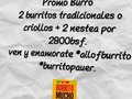 Este es el plan de hoy 👉 @burritomucho - Disfruta de esta rica promo que solo @burritomucho te puede brindar, ven y enamorate. #ailofburrito #burritopauer #Regrann #Barquisimeto #Lara #Venezuela #Almuerzo #Lunch #Promo #Promocion #Burrito