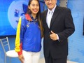 Antes que en #Directv una foto con la esgrimista larense @isisgimenez quien se va a las Olimpiadas #rio2016 mucho éxito campeona! #Barquisimeto #Lara #Venezuela #juegosolimpicosrio2016 #esgrima