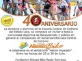 @Regrann from @alianzabike - PROGARAMA *CAMPEONATO 40 ANIVERSARIO ESCUELA CENTRAL DE CICLISMO* *_COPA ALIANZA BIKE_*  Lunes 25  Hora: 4:00pm *Misa de acción de gracias * en las instalaciones del Velódromo Héctor Alvarado  Martes 26  Hora: 4:00pm *VELOCIDAD* Categorías:  1- Pre-Infantil “A”  2- Pre-Infantil “B”  3- Infantil “A” 4- Infantil “B”  5- Pre-Juveniles "A" 6- Pre-Juveniles "B"  Miércoles 27 Hora: 4:00pm *SCRACHT* Categorías:  1- Pre-Infantil “A”  2- Pre-Infantil “B”  3- Infantil “A” 4- Infantil “B”  5- Pre-Juveniles "A" 6- Pre-Juveniles "B"  Jueves 28 Hora: 4:00pm *Prueba de Eliminación "AUSTRALIANA"* Categorías:  1- Pre-Infantil “A”  2- Pre-Infantil “B”  3- Infantil “A” 4- Infantil “B”  5- Pre-Juveniles "A" 6- Pre-Juveniles "B"  Viernes 29 Hora: 4:00pm *PRUEBA POR PUNTOS* Categorías:  1- Pre-Infantil “A”  2- Pre-Infantil “B”  3- Infantil “A” 4- Infantil “B”  5- Pre-Juveniles "A" 6- Pre-Juveniles "B"  SABADO 30  Hora: 3:00pm Premiación para todas las categorías donde se Otorgará la *COPA ALIANZA BIKE* a los Campeones mas refrigerios y sorpresas para todos los niños de la *Escuela Central de Ciclismo* #Regrann