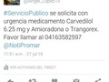 #ServicioPublico se solicita con urgencia medicamento Carvedilol 6.25 mg y Amioradona o Trangorex. Favor llamar al 04163582597 #Barquisimeto #Lara #Venezuela #donatusmedicamentos #serviciosocial