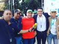 Hoy con mi equipo de #Venevision desde el Club #Hebraica en #Caracas junto a @dannychocron campeón mundial de natación #AguasAbiertas en la XII Copa que lleva su nombre y Francisco Torres Dir. Deportivo Hebraica. La pequeñita que salió entre nosotros es una de las hijas de Danny... Bonita familia, felicidades por este nuevo encuentro, mucho éxito!