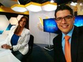 Todo un lujo narrar esta noche junto a la bella @milazambrano72 ancla de la emisión estelar de @noticierovenevision mi respeto, admiración y cariño!!! Gracias por el apoyo, excelente pareja! 🙌👏👏👏👊 @venevision #NoticieroVenevision #Noticiero #Venevision #Caracas #Venezuela