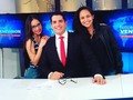 Hoy me visitaron en estudio @genesitaparedes y @giuliannayauques parte del equipo que hace posible @noticierovenevision #NoticieroVenevision #Venevision #Caracas #Venezuela