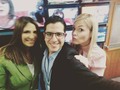 Mis queridas colegas @milazambrano72 y @carosulbaran listas para la emisión estelar de @noticierovenevision #Caracas #Venezuela #NoticieroVenevision @venevision