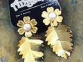 Lindos Aretes en Bronce enchapados en Oro. ÁNGELES JOYAS Carrera 13 #18-05 Armenia Quindio