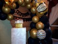 Mobiliario y montaje de globos.