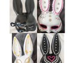 Máscaras de coneja para Halloween,,están hermosas !!  Consultas al Dm 🖤