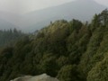 Narkanda Panoramic View - Green hills with blue mountain background