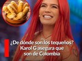 Me está dando un infarto🙄 ¿Por qué mejor no reconocen a Maduro🥵  Recientemente, la cantante colombiana Karol G participó en el segmento "My Favorites Snacks", del popular canal de YouTube First We Feast, degustando populares productos y platos de Colombia, en los que incluyó los tequeños.  Inmediatamente las redes sociales se convirtieron en escenario de debate culinario en torno a si los tequeños son colombianos o venezolanos.  Para la intérprete, según ENews, es una comida que no puede faltar en su mesa cuando está en Colombia.  Según el portal Tequesabroso, la teoría más sustentada es fueron inventados en la década de los 20 por Josefina Hernández de Oviedo, quien empezó a comercializarlos en Los Teques, donde rápidamente se popularizaron. Luego fueron distribuidos a Las Tejerías, La Victoria y Caracas.   Los distribuidores se trasladaban a Caracas en tren desde El Encanto hasta Caño Amarillo. Se habían hecho tan famosos que cuando llegaban la gente gritaba: “¡Llegaron los tequeños!”.  De esta forma hacían referencia a las personas que llegaban de Los Teques con el bocadillo. Esta denominación se impuso y así se le denominó al pasapalo.  ¿Y tú, de dónde crees que es originario el popular tequeño?  By: @asisomos_ve  📸 Cortesía   #Venezuela #Tequeños #Comida #Pasapalo #KarolG #Colombia