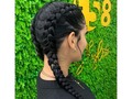 Se acerca Semana Santa y tu cabello lo sabe🏝️ @58stylos   Te invitamos a visitarlos, es un ambiente increíble🇻🇪🇩🇴 @58stylos   #trenzas #trencitas #semanasanta #peinado #ondas #laceado #salon #santodomingo #belleza #piantini #naco #paraiso hidratacion