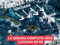 🔴TOMEN NOTA🔴 Un nuevo frente frío y una nueva vaguada se acercarán al Caribe en las próximas 48 horas, fenómenos que mantendrán el panorama meteorológico muy lluvioso durante toda la semana en República Dominicana.  🔴Mantengan el paraguas a la mano hoy domingo debido a que la actual vaguada seguirá provocando precipitaciones constantes esta tarde y esta noche en gran parte del país.  ⚠️PRECAUCIÓN: Miles de personas regresarán a sus hogares este domingo, por lo que recomendamos mucha precaución al conducir por las autopistas y carreteras debido al panorama lluvioso.  ☑️ @HiperOle   🔴Para este lunes y el martes, seguirán los aguaceros después del mediodía en el Cibao, noreste, Cordillera Central, sureste y áreas del noroeste y de la zona fronteriza.  🔴Desde el miércoles se unirán los efectos de la nueva vaguada y del frente frío a las condiciones atmosféricas en el territorio nacional, extendiendo así las lluvias hasta el próximo fin de semana.  ⚠️MUCHA ATENCIÓN: Persistirán las posibilidades de granizos, ráfagas de viento y descargas eléctricas en las próximas 24 a 48 horas en la zona montañosa, el Cibao, el sureste y el noreste. By: @jeansurieloficial  📌 9:58 AM 9.4.2023  ☑️ @JeanSurielOficial  ➡️ @AgendaClimatica  ▶️ YouTube.com/SurielJean