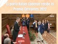 Orgullo Venezolano🇻🇪🤩 El 24 de abril de 2023 se convierte, hasta ahora, en la fecha culmen de la historia de las letras venezolanas, nuestro querido #poeta y #ensayista larense, #RafaelCadenas, recibió el #PremioCervantes2022, el máximo galardón en lengua española, de manos del rey Felipe VI de España.  Con la sencillez y la sabiduría que le caracterizan, el #PoetaMayor (como lo llamamos en #Venezuela) nos obsequió un discurso reflexivo y demandante en torno a la urgente revisión de ciertos aspectos esenciales para el desarrollo del ser humano y de los países en general.   La cultura, la educación, el nacionalismo, la democracia y la libertad fueron algunos de los puntos abordados por el #MaestroCadenas en el patio de filósofos de la Universidad de Alcalá de Henares.  Como un merecido #homenaje hemos compartido varias frases de su intervención en las imágenes y reseñas de esta publicación:  "La impronta del Quijote estuvo en los creyentes de la utopía que arreglaría todo y terminó en un desengaño. Es sabido que nacionalismos, ideologías y credos dividen a los seres humanos".  "Ahora me referiré a nuestra lengua, que anda muy maltrecha, por lo que hemos de cuidarla como amadores suyos...".  "Creo que cuando el pensamiento ve su límite aparece una apertura hacia lo indecible".  "Yendo hacia la idea de revisión, pienso que esta debe aplicarse a la democracia. Es urgente defenderla de todo lo que la acecha, y para ello se requiere recrearla". By: @letrasplaneta   #LetrasPlaneta #Letrasplanetarios #PremioCervantes2022 #Galardón #CadenasCervantes #Cadenas #Premio #LenguaEspañola #España #ReyDeEspaña #GrandesPoetas #PoetasVenezolanos #Poetry #Poet #Poem @paula.cadenas