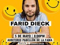 HOY HOY HOY FARID DIECK llega a 🇩🇴Santo Domingo con su conferencia *Construyendo un sentido* Reflexiones basadas en las experiencias de vida de Farid que te ayudará a construirle un sentido a la adversidad. *Conferencia 100% musicalizada.  📅 Viernes 5 Mayo 🏰 Auditorio Pabellón de La Fama 🕗 8:00pm 🎟️ @tuboleta.com.do ☎️ @coviproduction  Más información 829-273-4613