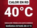 🔴TOMEN AGUA🔴 Las temperaturas se han tornado muy calurosas este jueves en gran parte de República Dominicana debido a que el sol todavía se encuentra sobre el país y a la humedad que empujan los vientos del sureste, desde el Mar Caribe.  ⚠️En Santo Domingo hay una sensación térmica esta tarde de 40°C.  ⚠️Mañana viernes, la sensación térmica aumentará hasta 41°C en la capital dominicana.  ⚠️¿Cómo están las temperaturas en su comunidad?  By: @jeansurieloficial   📌 1:52 PM 18.5.2023  ☑️ @JeanSurielOficial  ➡️ @AgendaClimatica  ▶️ YouTube.com/SurielJean