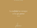 ~ La realidad no siempre es lo que parece ~  Hace unos días una amiga me decía:  Juli, ¿cómo así que ARB regalos se acaba? Todo es tan impecable, lindo y perfecto.   Cuando queremos vender e impresionar nos enfocamos en mostrar la parte más bonita de todo lo que somos y hacemos.  Con mi renuncia y despedida de uno de mis proyectos, además de todo el amor y gratitud que recibí, me di cuenta que muchas personas se identifican y están o han pasado por lo mismo. Desapegarnos a una idea y/o proyecto es doloroso, rompe con el ego y nos deja un gran vacío.   Las redes tienen la cualidad de mostrar una idea perfecta, exitosa y próspera de nuestro quehacer.  Cuando en realidad esa es sólo una fachada de la totalidad. Hay implícita mucha vulnerabilidad, imperfección, errores y luchas.   Emprender no es un camino fácil, tampoco creo que sea el más difícil, sin embargo es una elección que solo el que la vive la entiende. Para muchos puede parecer envidiable, y admirable. He recibido comentarios como: que rico poder vivir de tus sueños, que alegría poder manejar tu tiempo, que felicidad no tener jefe… Y sí, eso es cierto. Sin embargo, también hay de lo otro: sacrificio, muchísimo trabajo, compromiso y muchos problemas por resolver. Y además de eso, trabajo interno y mentalidad fuerte para soportar la incertidumbre, el miedo, la au y la pérdida.   ¡Emprender requiere valentía! Me aplaudo y aplaudo a todos los que elegimos este camino de vida. Seguiré el camino del emprendedor, con la misma pasión, entrega y amor que me caracteriza. Solo que esta vez lo haré con una visión diferente.   Que se abran caminos y oportunidades en coherencia y con la convicción que ~ ser leal a mi es ser leal a mi destino ~  Gracias, por quedarte, por leerme y por tanto amor.   Juli ♡