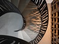The interior in the Rassvet apartmen has two levels, therefore the staircase has become a main feature of the space. The spiral shape is as compact as possible and looks like a sculpture. Its frame and railing were made of metal, and the very stairs are lined with light oak wood. Photo by @photoivanov design be @fedorova_architects location Moscow #moderninterior #loftinterior