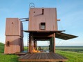 #ArchitectureNow Permanent Camping 2 architecture: Casey Brown Architecture @caseybrownarchitecture  Overlooking the Pacific Ocean amongst the lush green paddocks of Berry sits the Permanent Camping 2, ⁠⁠composed of two tiny #copper towers located on a gently rising hill. Designed to provide the essential requirements for shelter – a bed, a deck, a fireplace, and a bathroom. A retreat with everything you need, the demands of living distilled to the essentials.⁠⁠  📸 Andrew Loiterton @ajlphotography⁠⁠ 📍Berry Australia  #architecturenowstudio #architecture #building #city #buildings #skyscraper #urban #design #minimal #architecturelovers #abstract #instagood #archilovers #architectureporn #composition #architect #interiordesign #architecturephotography #designer #artist #photography #interior #builder #creativity #construction #instarch