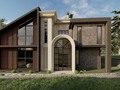 Kemer Villa House Architect: Furkan Gedik @architects.furkangedik 📸 Furkan Gedik @furkangedik.1 📍 Kemerburgaz - Istanbul / Türkiye 🗓️2022 📐 240 m2  The majestic beauty of the past is brought into the present by the enormous arched entrance and renaissance style features. On the other side of the façade, the cut stone accents depict a different aspect of nature. You can live a unique existence thanks to the enduring harmony that mix match reflects. __________ #ArchitectureNow #architecture #archilovers #privatevilla #housedesign #exteriordesign #dreamhome #villa #exterior #architecturelovers #mansion All materials presented on this site are Ⓒcopyrighted and owned by the creators listed above.