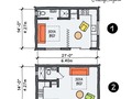 Quick sketches for a small in-law unit (330 SF). Which option seems more functional to you?   ✅The e-book comprises easily understandable graphics, recommendations for both interior and exterior design, comprehensive scrutiny of schematic floor plans, as well as guidance on avoiding common design errors.  🔗Tap our LINK IN BIO in @architecturenow to Find The Graphic Guide to Residential Design #Ebook   🆕Updated versión 2023 __________ #ArchitectureNow  All materials presented on this site are Ⓒcopyrighted and owned by the creators listed above.