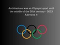 Did you know that architecture was an Olympic sport until the middle of the 20th century? we tell you more about it. __________ #ArchitectureNow All materials presented on this site are Ⓒcopyrighted and owned by the creators listed above.