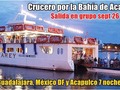 Este recorrido lo podrás realizar y disfrutar en el plan Guadalajara, México DF y Acapulco 7 noches. Salida en grupo sept 26. Informes y reservas Tel: 658 7607 Cel. 314 282 7476 Oficina calle 14 No. 14-21 centro, Granada