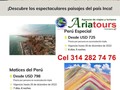 Descubre PERU. Info y reservas: 3142827476  Of calle 14 Nº 14 - 21 centro Granada. #AriatoursTelleva a los sitios mas hermosos de Colombia.