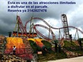 ESTA ES UNA DE, LAS ATRACCIONES ILIMITADAS EN EL PARCAFE, TERMALES DE SANTA ROSA, RECUCA CON BOGADERA Y BITUTE, FILANDIA, ARMENIA Y ALMUERZO TIPICO EN SALENTO. (TRUCHA Y PATACONA GIGANTE)  SON 4 DIAS 3 NOCHES EN HOTEL CAMPESTRE.  Son 4 desayunos, 4 almuerzos y 4 cenas. Recuca, Termales,  Proxima salida enero 24. Info y reservas: 3142827476 Of calle 14 Nº 14 - 21 centro Granada. #AriatoursTeLleva.