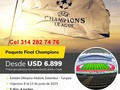 Paquete final champions. 8 . 12 de junio 2023 Info y reservas 314 2827476 of: Calle 14 Nº 14 - 21 centro Granada. ·AriatoursTeLleva.