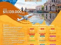 Proximas salidas a Europa visitando: España, Francia, Italia con minicrucero de Barcelona a Roma. Mas informacion sobre esta u otra oferta nacional e internacional. Cel 3142827476. Of calle 14 Nº14 - 21 centro Granada. #AriatoursTeLleva.