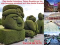 Sept 22: Salida al plan media Colombia visitando los sitios mas hermosos de Colombia y Tulcan Ecuador en 6 dias con hotel, alimentacion complata. 6 desayunos, 6 almuerzo y 6 cenas. Paseo en la chiva nautica en Pradomar, mirador la Cacica, balcones del Huila y el Magdalena, mirador puente de cristal en Isnos, Rumichaca, Santuario de las Lajas, Cementerio mas hermoso del mundo en Tulcan y tiempo para compras, paseo en lancha en la Cocha (El Venecia Colombiano) Basilica de Buga, atracciones ilimitadas en el parque hotel las Bailarinas con diferentes atracciones y el mirador mas alto de Sur America. Valor por persona todo incluido reservando en junio para viajar el 22 de sept $1.800.000.  Disfrute mas de la vida con sus seres queridos. Info y reservas 3142827476 Of calle 14 Nº 14 - 21 centro Granada. #AriatoursTeLleva.