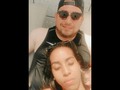 En cuarentena tomando el sol con mi reina. Mi patrona 💝 la mujer de mi vida.