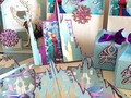 Invitaciones cajitas bolsitas letras 3D de Frozen para el cumpleaños de Josefa 🤗❄️❄️❄️❄️