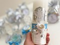 Y seguimos mostrando los pequeños detalles ahora los que les realizamos a Philippe para su Bautizo #siriobautismal #siriobautizo #recuerditos #encintadosbautizo #encintados #recuerditosbautizo #papeleríacreativa #madrinas 👼🏻🙏🏻