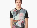 'Nacht im Wolkenland - Night in the Cloud Village' Graphic T-Shirt by mimulux