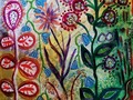 Blue Bug in the Magic Garden by Mimulux patricia No