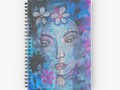 'Pensive Moment' Spiral Notebook by mimulux