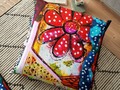 'Polkadot Daisy' Floor Pillow by mimulux