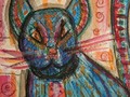 Bossa Nova KittyKat Greeting Card for Sale by Mimulux Patricia No