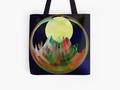 'Magic Mountain' Tote Bag by mimulux
