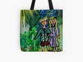 'Haensel und Gretel kommen aus dem Wald' Tote Bag by mimulux